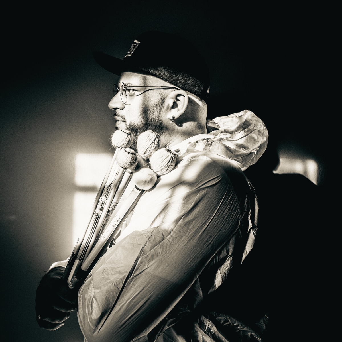 Bartek Miler z pałkami